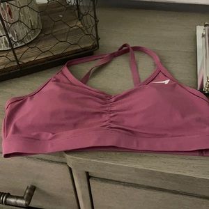 Gymshark gathered front sports bra medium